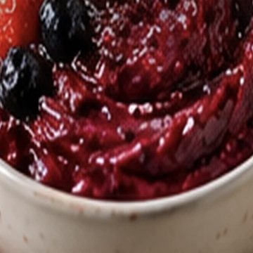 Recheio de frutas vermelhas